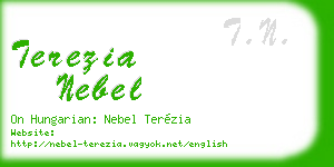 terezia nebel business card